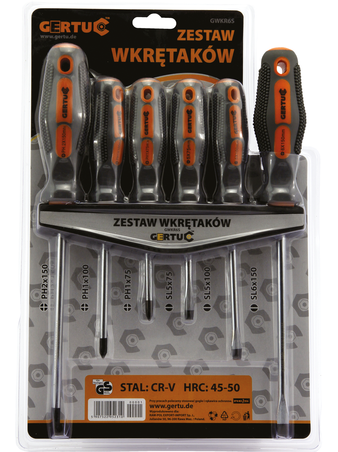 Atsuktuvų rinkinys GWKR6S