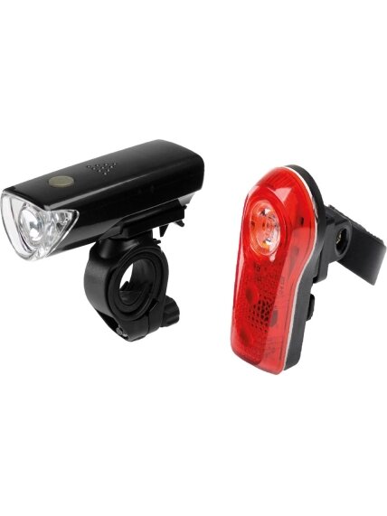 Dviračio žibintuvėlis BIKELIGHT-SET BC Dviračio žibintuvėlis BIKELIGHT-SET BC
