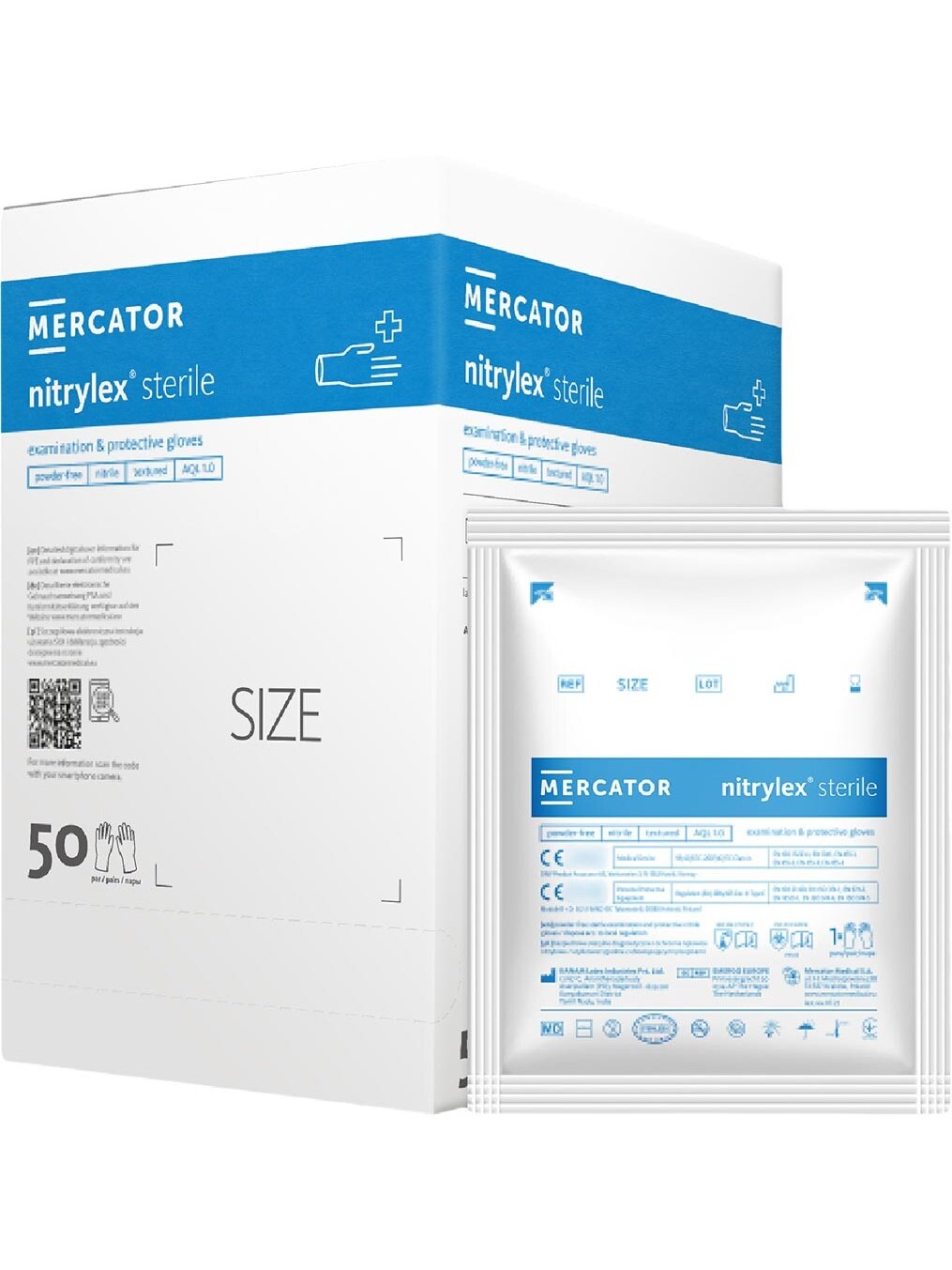 Pirštinės RMM-NITSTERILE N Pirštinės RMM-NITSTERILE N