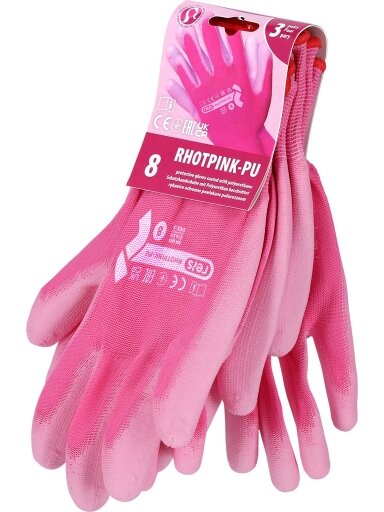Pirštinės RHOTPINK-PU RW