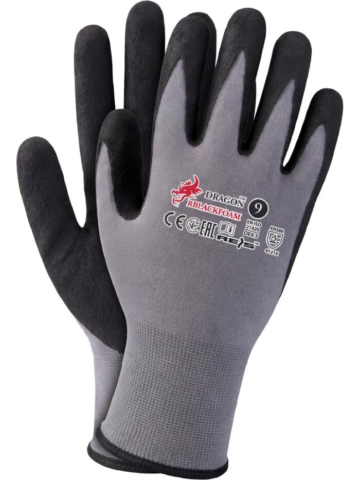 Pirštinės RBLACKFOAM SB