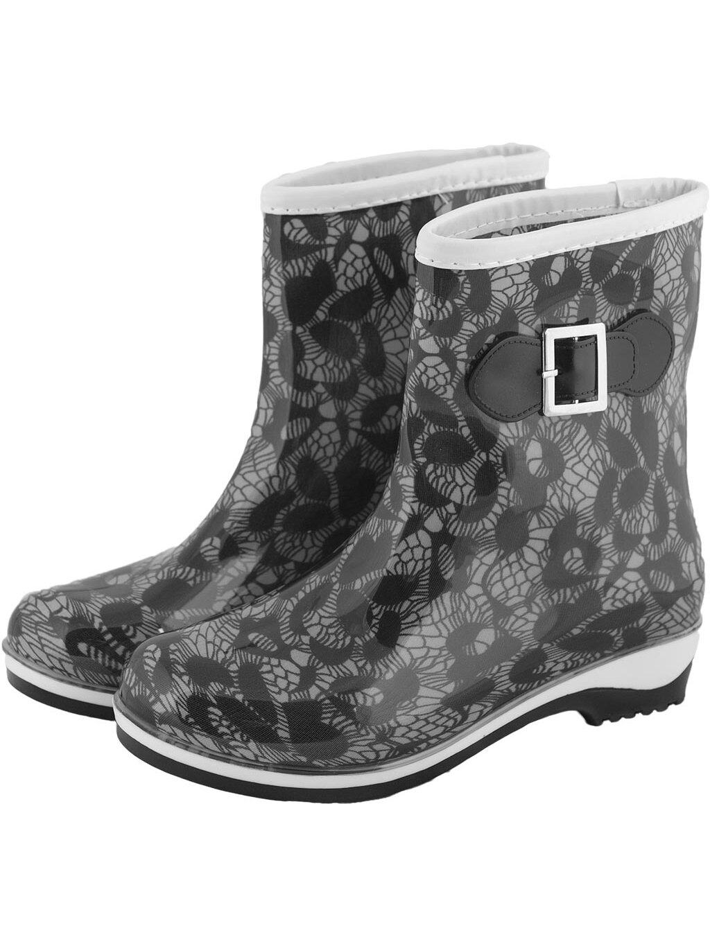 PVC gumos batai BTDKFIORE BW PVC gumos batai BTDKFIORE BW