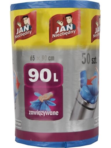 Šiukšlių maišai JAN-WOR-HD90 N