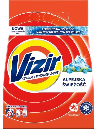 Skalbimo milteliai VIZIR-PR1-1BIA