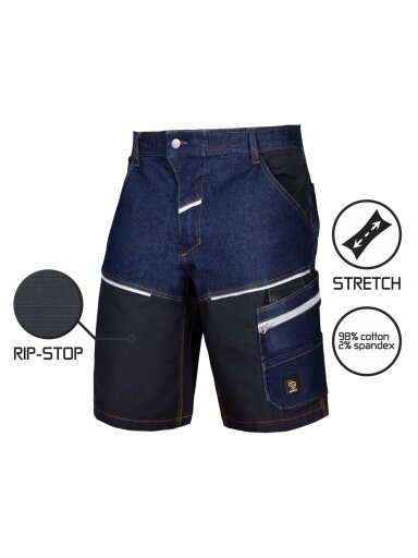 Šortai LANDER SPANDEX JEANS Šortai LANDER SPANDEX JEANS