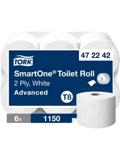 Tualetinis popierius TORK-SMART-PAP W