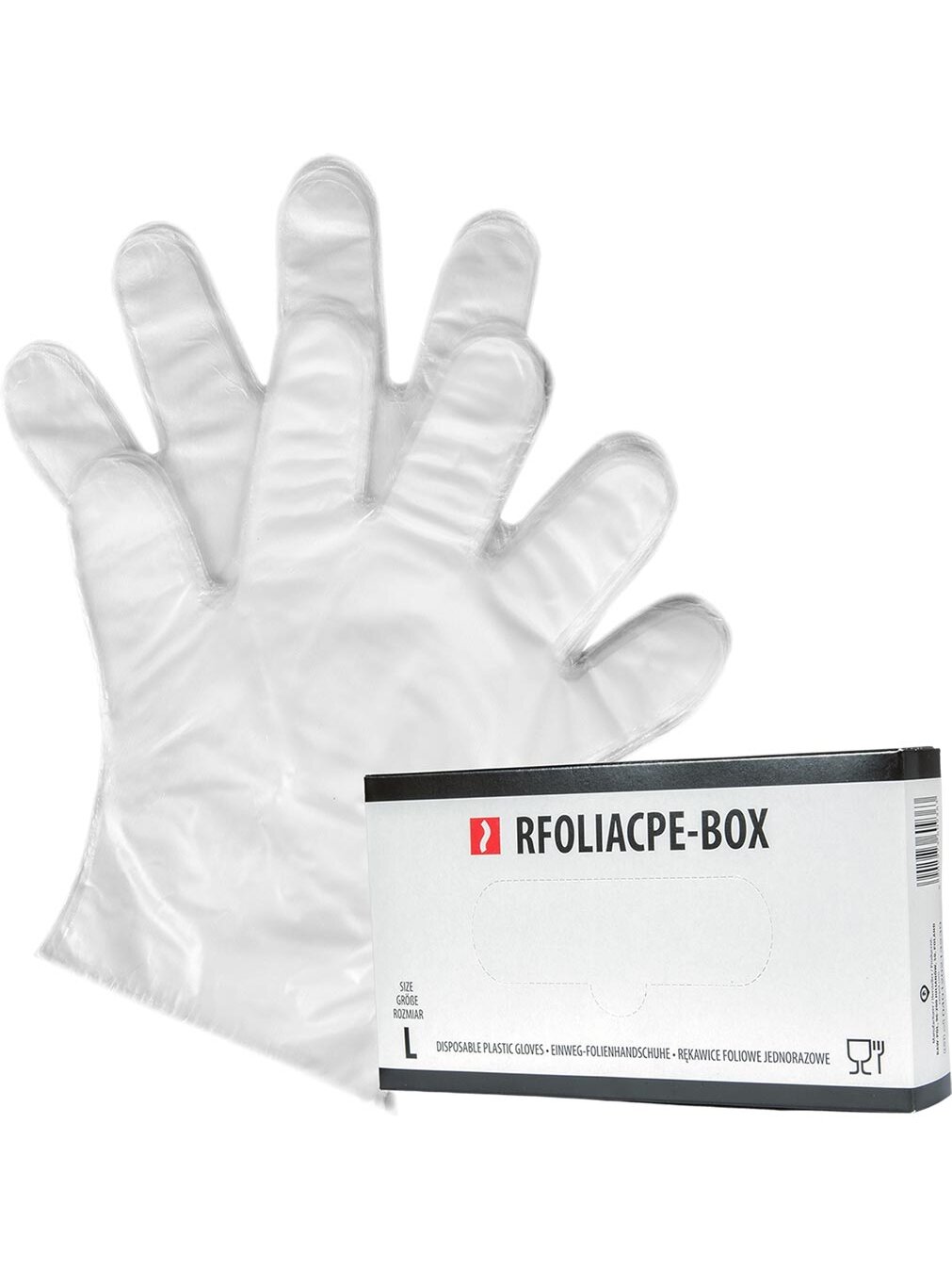 Vienkartinės pirštinės RFOLIACPE-BOX T Vienkartinės pirštinės RFOLIACPE-BOX T
